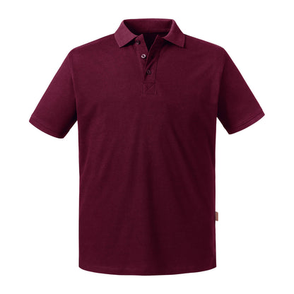 Russell Mens Pure Organic Polo